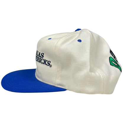 Vintage 90s G CAP Dallas Mavericks NBA wool block head SnapBack