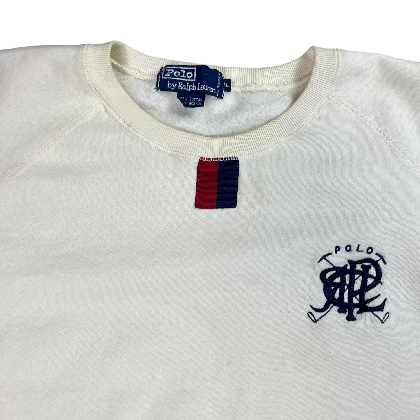 Vintage 90s Polo Ralph Lauren RL logo crewneck (L)