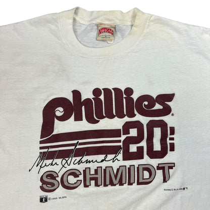 Vintage 1989 Nutmeg Philadelphia Phillies Mike Schmidt tee (XL)