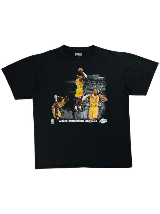 Y2K Kobe Bryant Los Angeles Lakers “Where crunchtime happens” tee (XL)