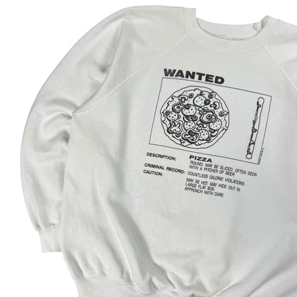 Vintage 1995 WANTED Pizza crewneck (L)