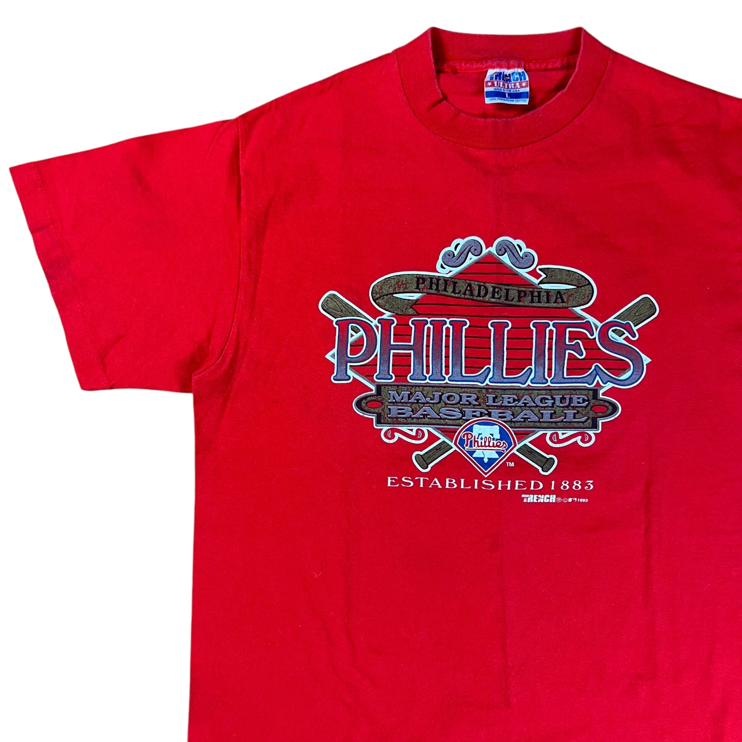 Vintage 1993 Trench Philadelphia Phillies MLB tee (L)