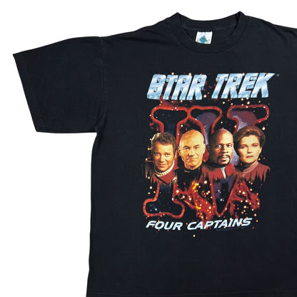 Vintage 1998 Star Trek Four Captains tee (XL)