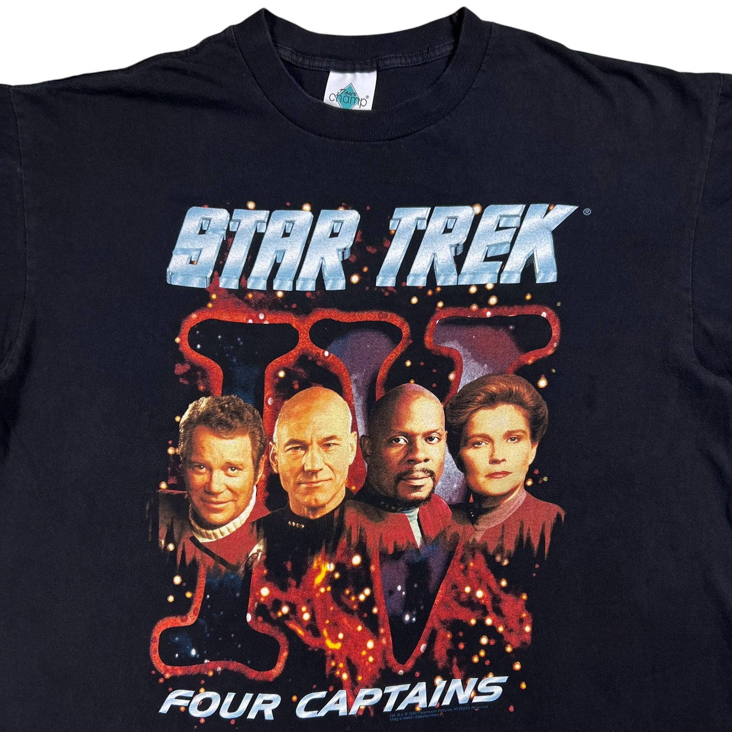 Vintage 1998 Star Trek Four Captains tee (XL)
