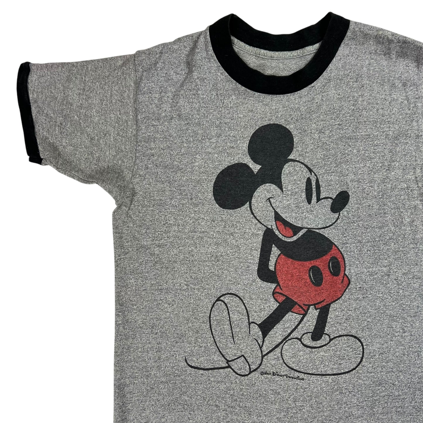 Vintage 1970s Mickey Mouse ringer tee (S)