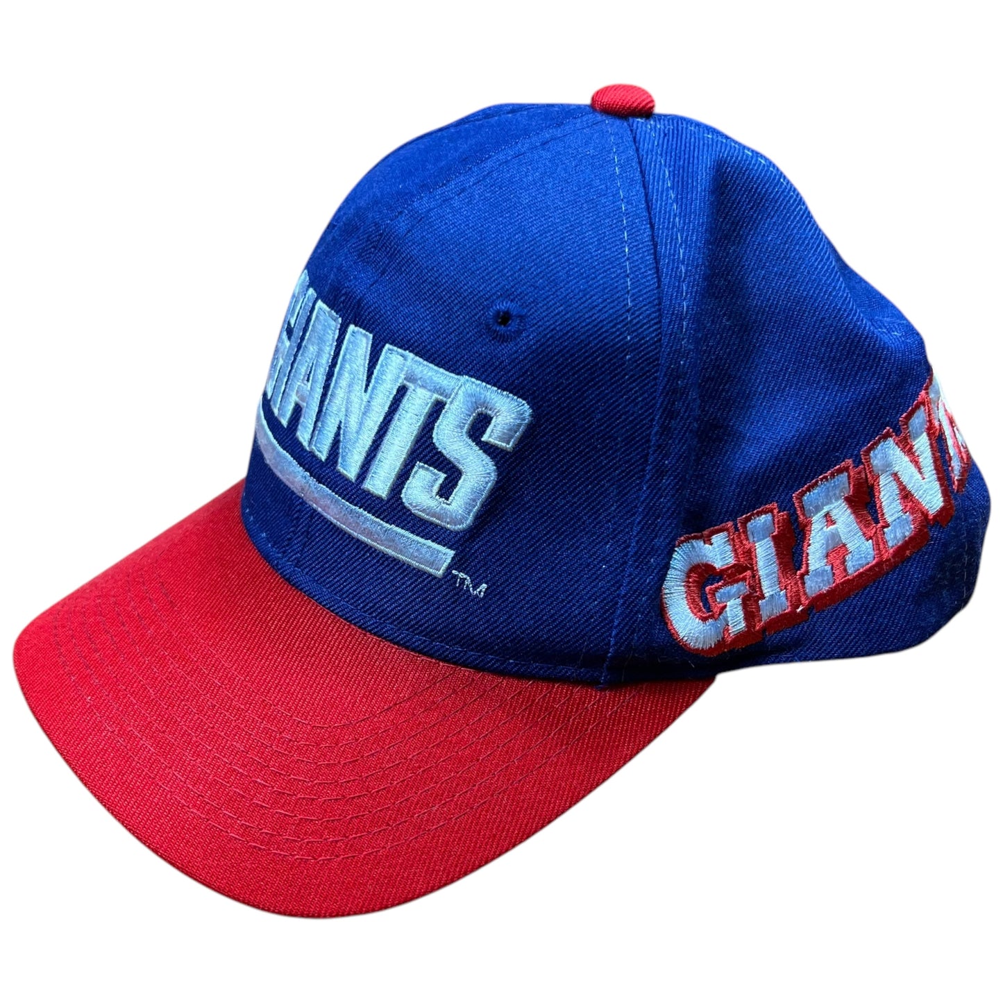 Vintage 90s Sports Specialties New York Giants side spellout SnapBack