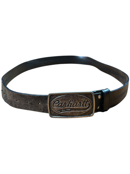 Vintage 90s Carhartt belt buckle & belt