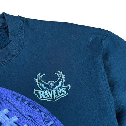 Vintage 90s Baltimore Ravens old logo crewneck (XL)