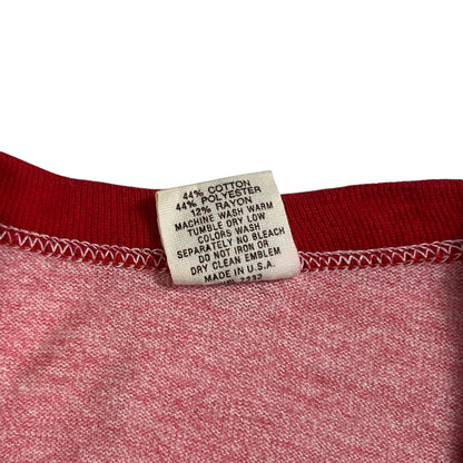 Vintage 1970s Russell Athletic Red Lobster ringer tee (L)