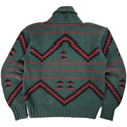 Vintage 90s Polo Ralph Lauren Aztec style sweater (L)