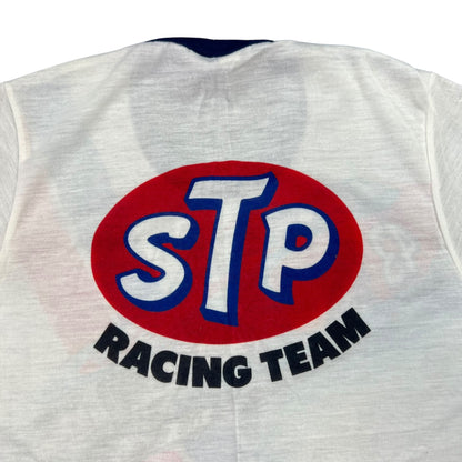 Vintage 1970s STP Racing Team all over print tee (M)