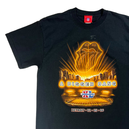 Vintage 2006 The Rolling Stones A Bigger Bang Super Bowl halftime show tee (M)