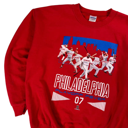 2007 Philadelphia Phillies Playoff Fever crewneck (L)