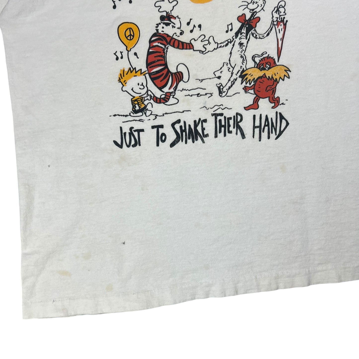 Vintage 90s Grateful Dead Scarlet Begonias cartoon lot band tee (XL)