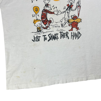 Vintage 90s Grateful Dead Scarlet Begonias cartoon lot band tee (XL)