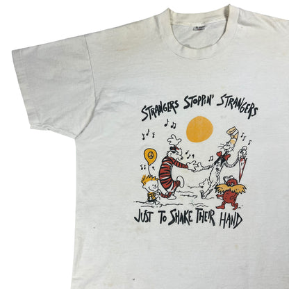Vintage 90s Grateful Dead Scarlet Begonias cartoon lot band tee (XL)