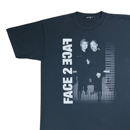 Vintage 2002 Elton John Billy Joel FACE 2 FACE tour band tee (L)