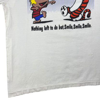 Vintage 90s Grateful Dead Calvin & Hobbes He’s Gone band lot tee (XL)