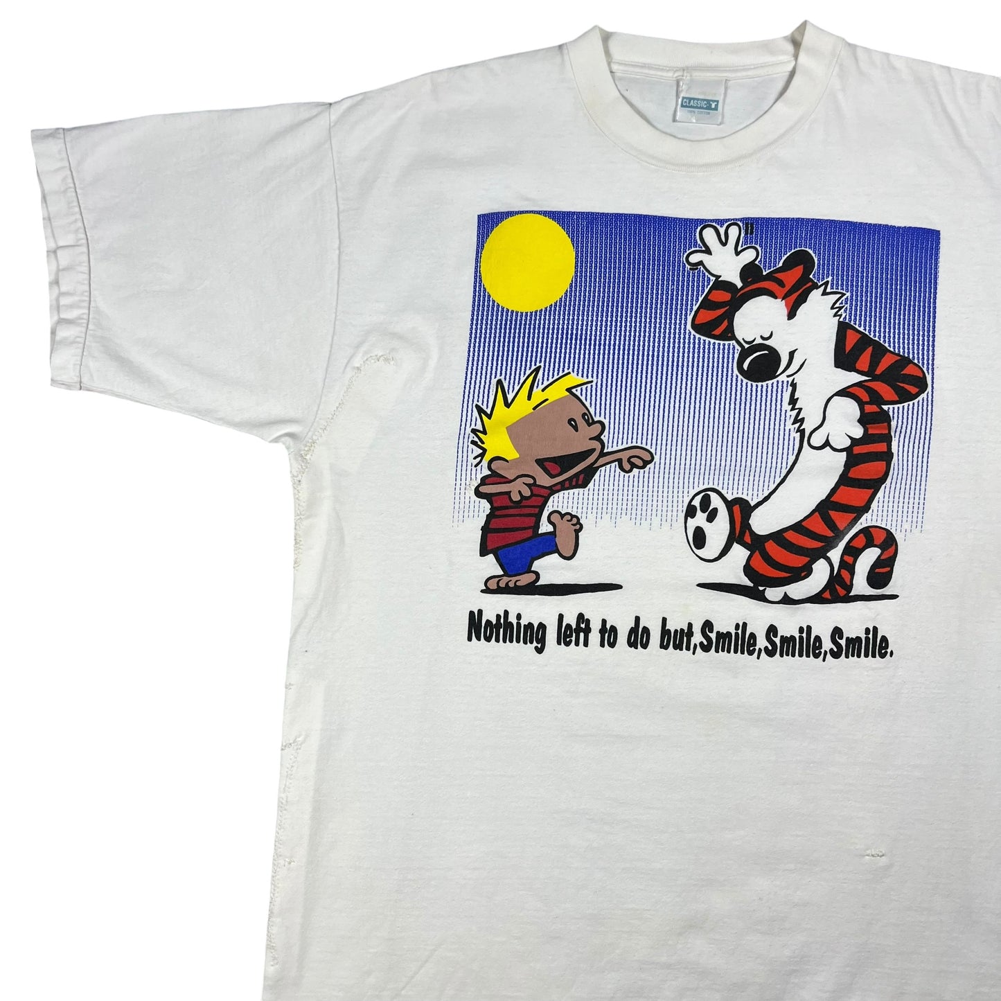 Vintage 90s Grateful Dead Calvin & Hobbes He’s Gone band lot tee (XL)