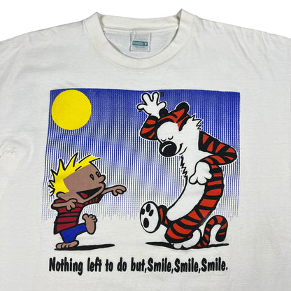 Vintage 90s Grateful Dead Calvin & Hobbes He’s Gone band lot tee (XL)