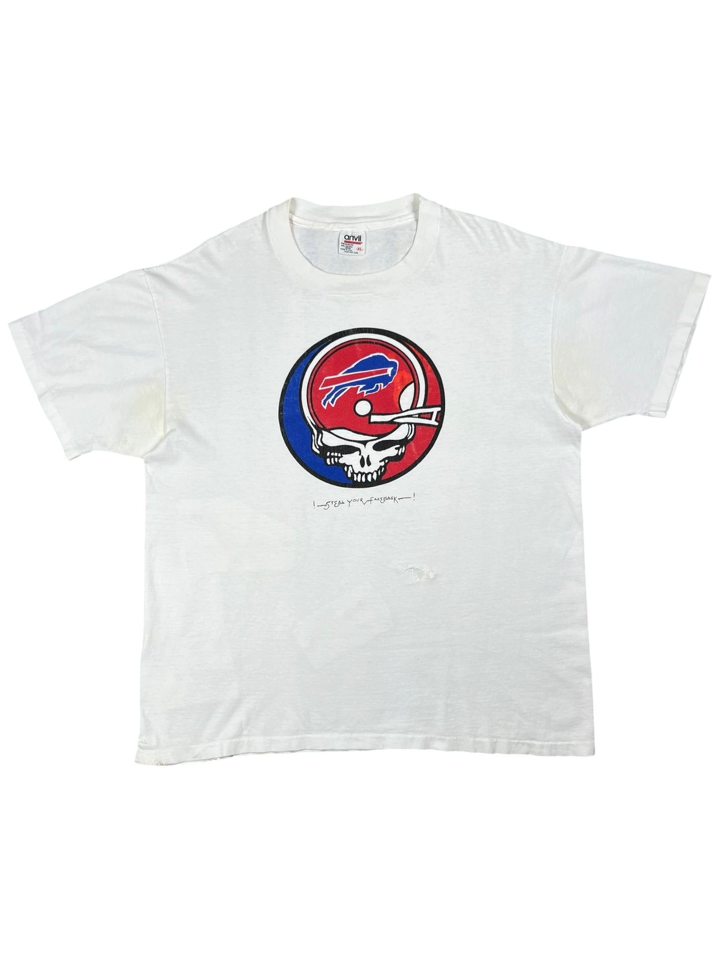 Vintage 90s Grateful Dead Buffalo Bills Steal Your Facemask band lot tee (XL)
