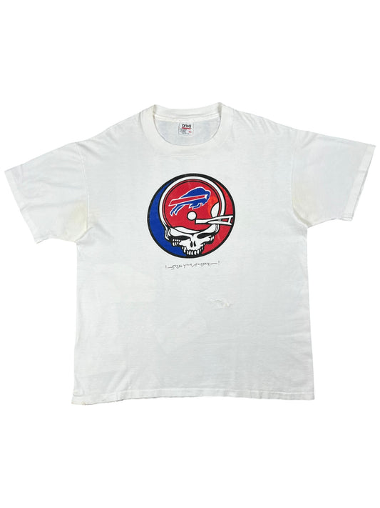 Vintage 90s Grateful Dead Buffalo Bills Steal Your Facemask band lot tee (XL)
