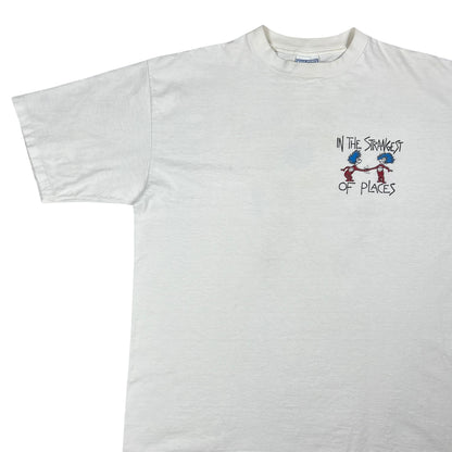 Vintage 90s Grateful Dead Scarlet Begonias Dr. Seuss Calvin Hobbes lot band tee (XL)