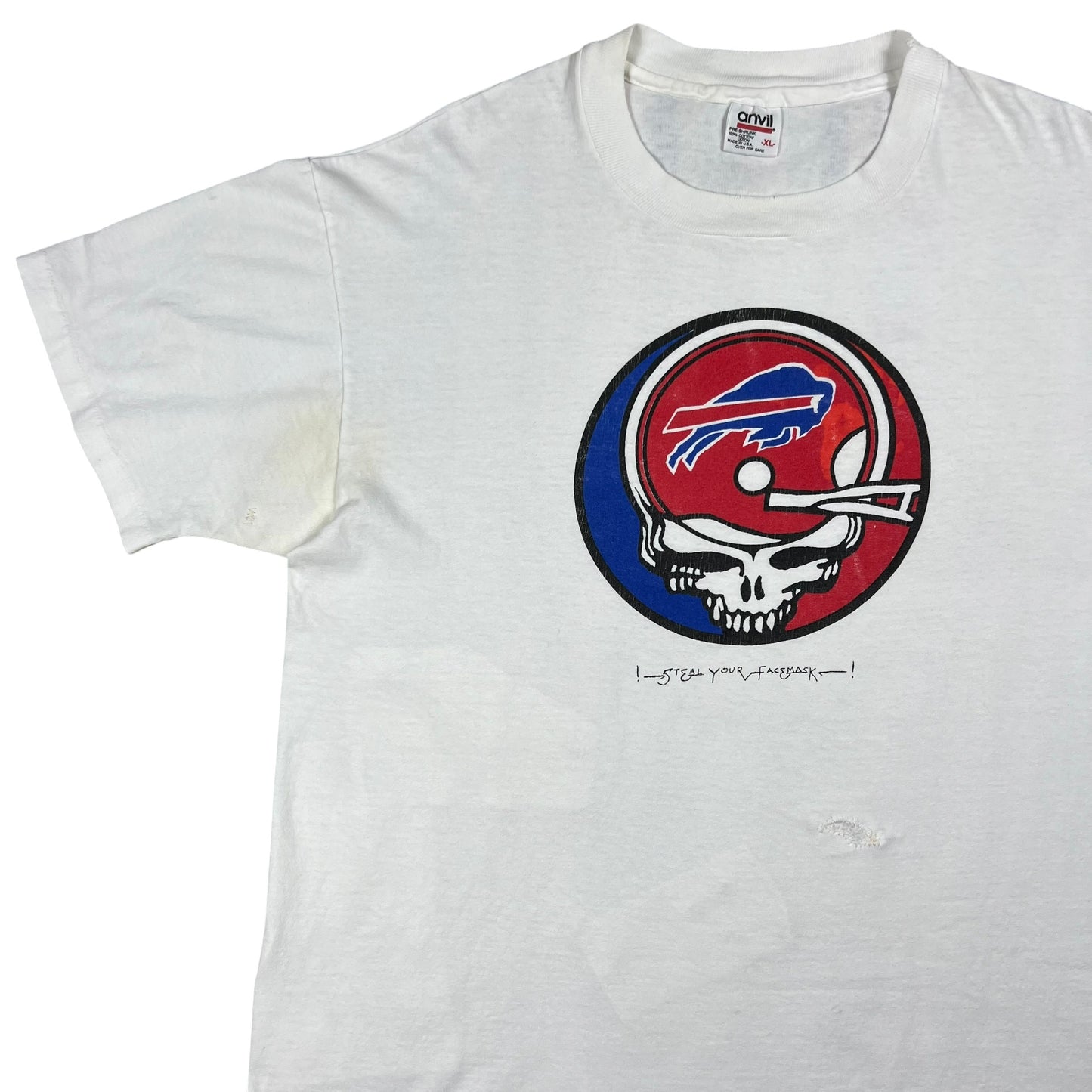 Vintage 90s Grateful Dead Buffalo Bills Steal Your Facemask band lot tee (XL)