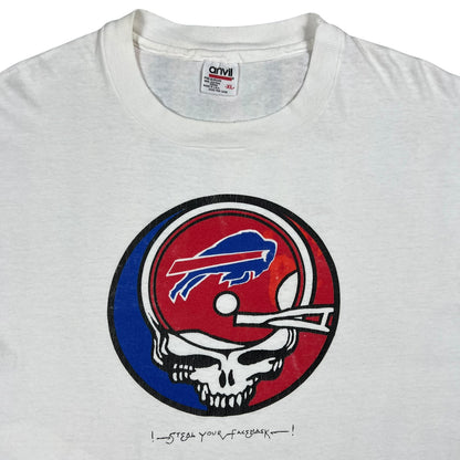 Vintage 90s Grateful Dead Buffalo Bills Steal Your Facemask band lot tee (XL)