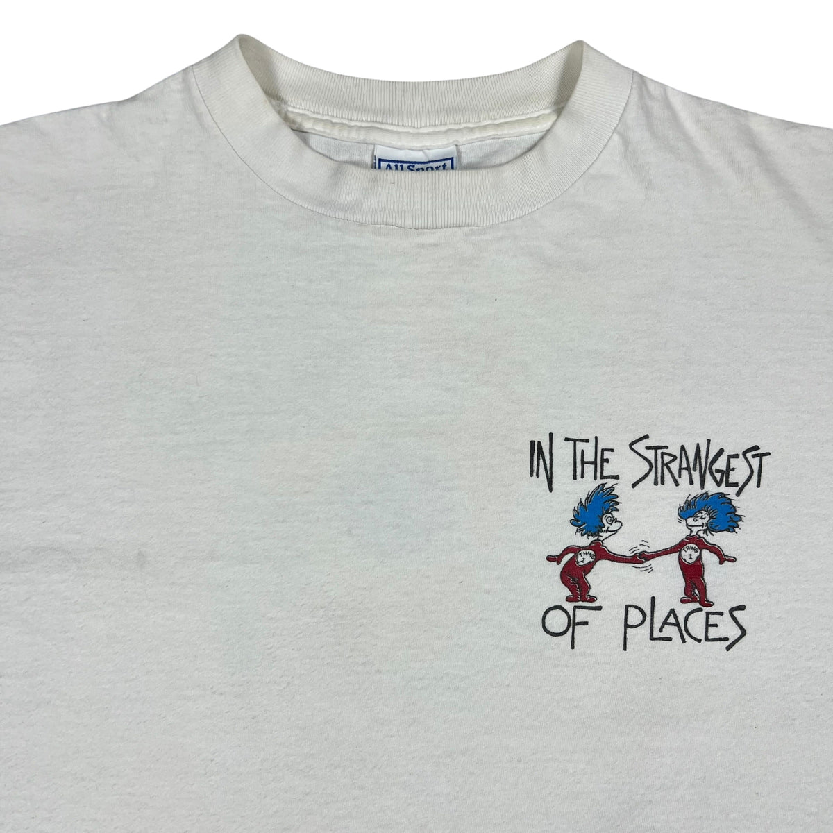 Vintage 90s Grateful Dead Scarlet Begonias Dr. Seuss Calvin Hobbes lot band tee (XL)