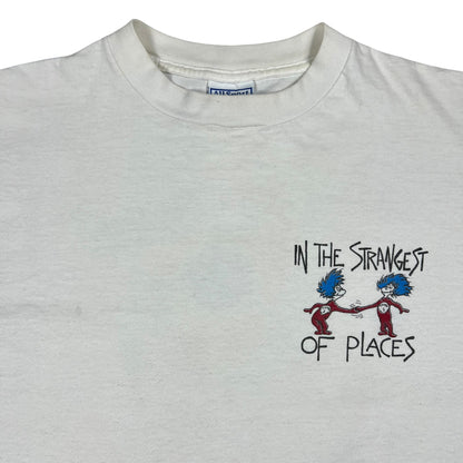 Vintage 90s Grateful Dead Scarlet Begonias Dr. Seuss Calvin Hobbes lot band tee (XL)