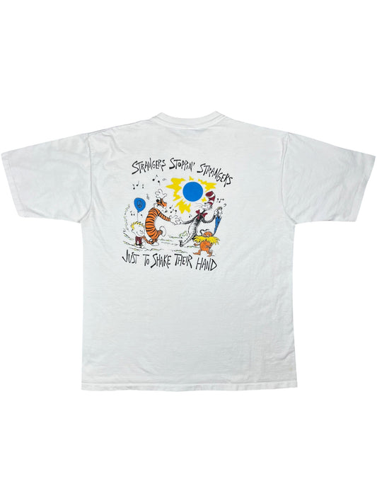Vintage 90s Grateful Dead Scarlet Begonias Dr. Seuss Calvin Hobbes lot band tee (XL)