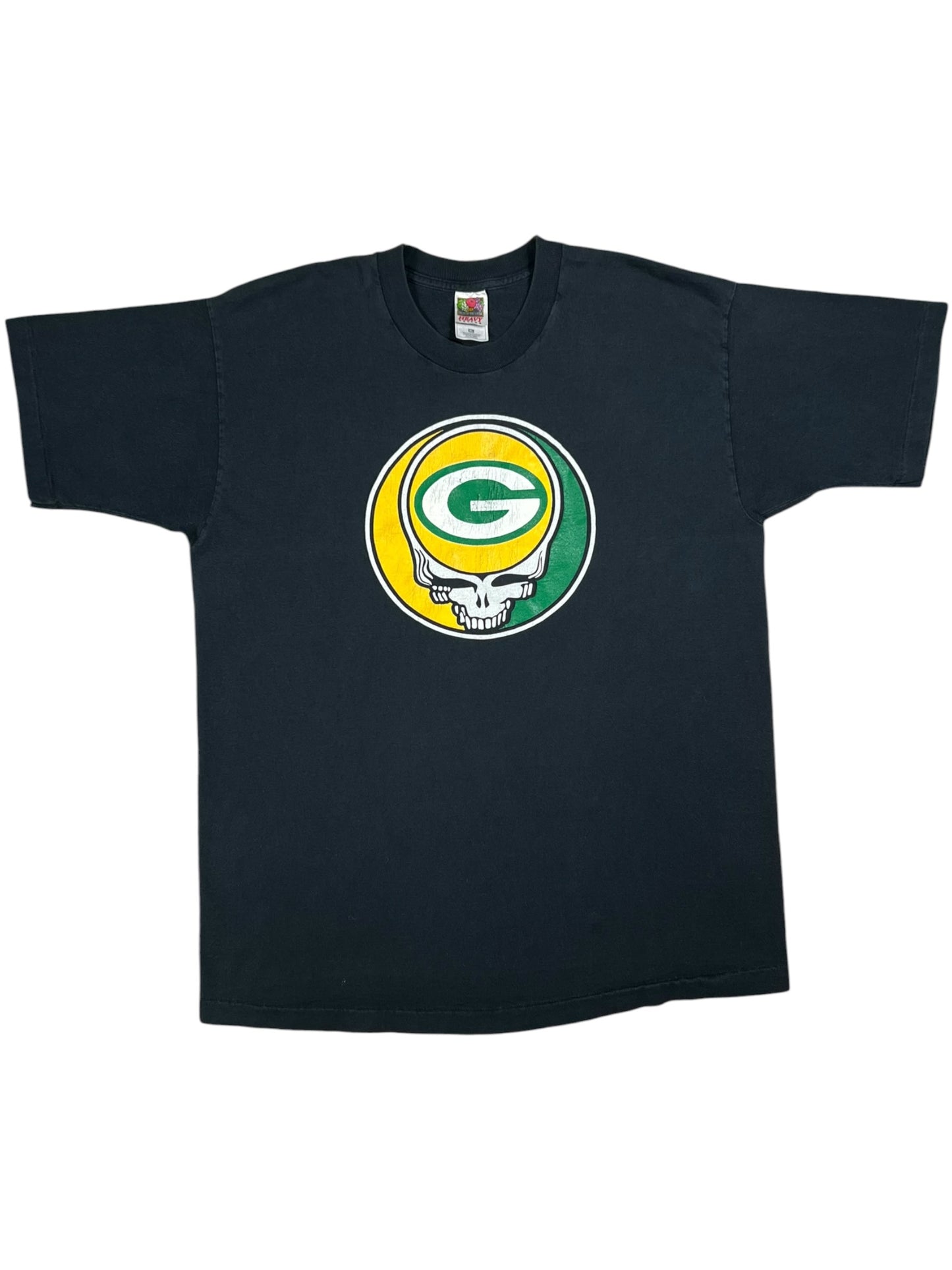 Vintage 90s Grateful Dead Green Bay Packers Steal Your Face band lot tee (XL)