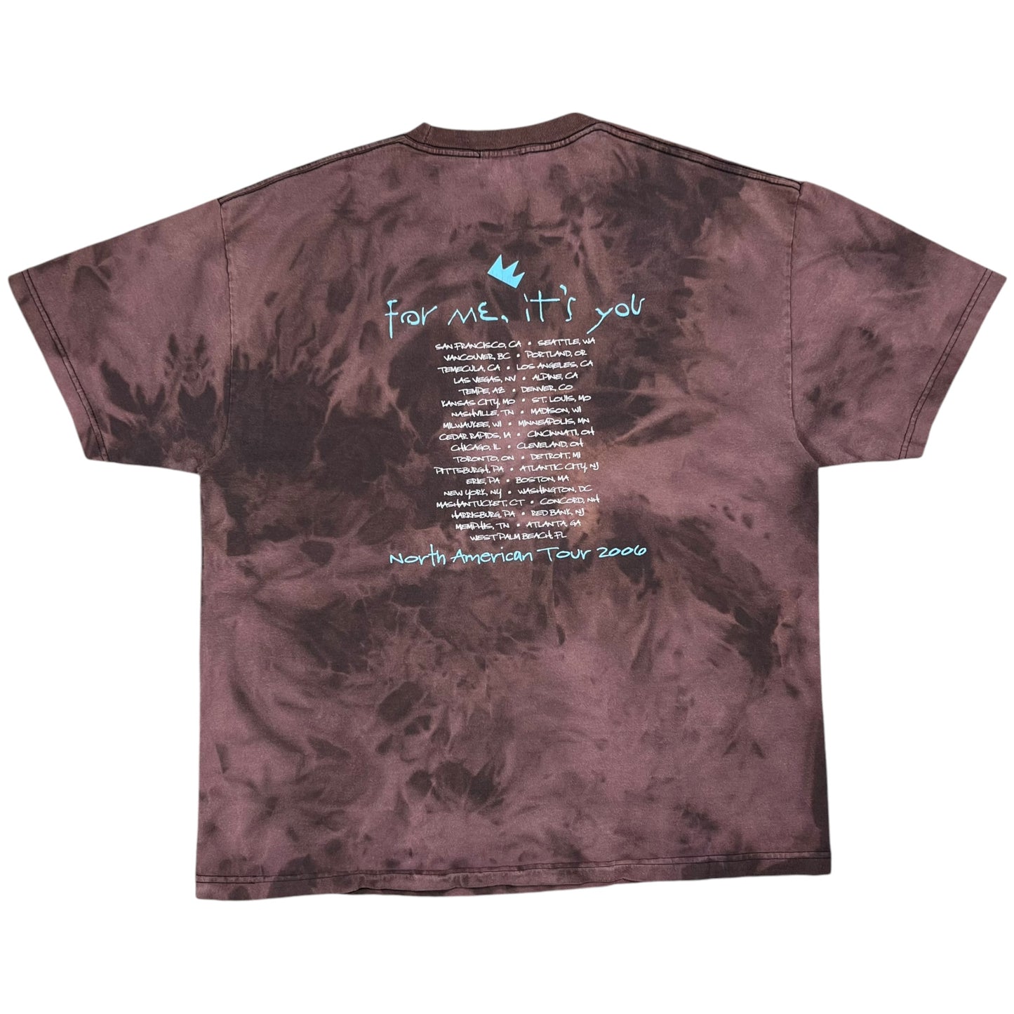 Vintage 2006 Train For me, it’s you acid wash tour band tee (XL)