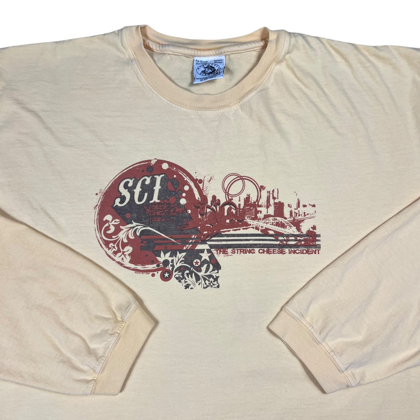 Vintage 2005 The String Cheese Incident SCI tour long sleeve band tee (XXL)