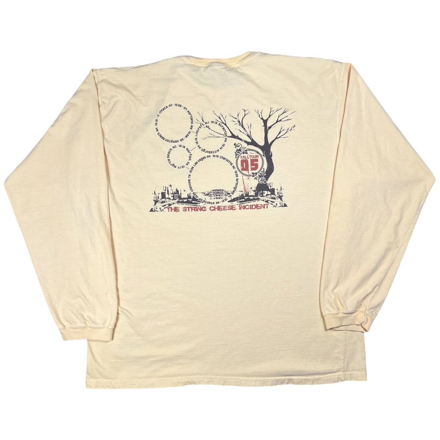 Vintage 2005 The String Cheese Incident SCI tour long sleeve band tee (XXL)