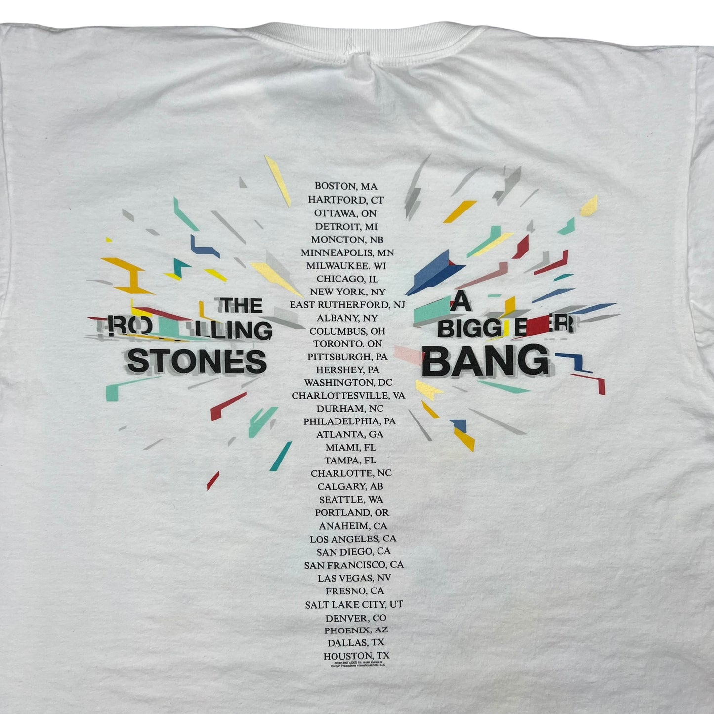 Vintage 2005 The Rolling Stones A Bigger Bang tour band tee (XL)