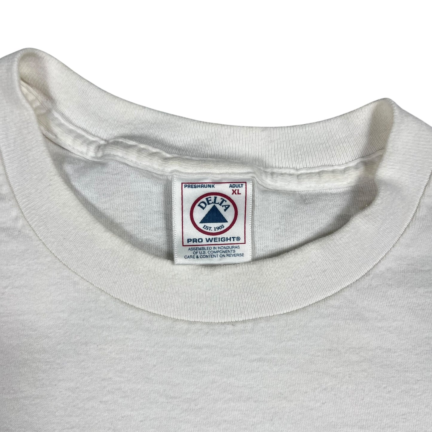 Vintage 90s NYC subway MTA card NFTY card parody tee (XL)