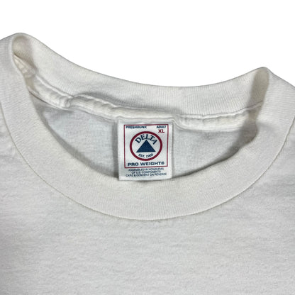 Vintage 90s NYC subway MTA card NFTY card parody tee (XL)