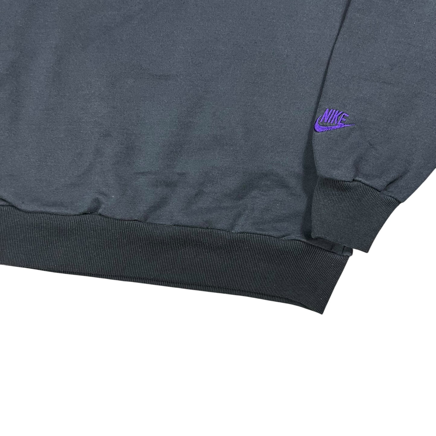 Vintage 90s Nike Flight logo faded black crewneck (M)