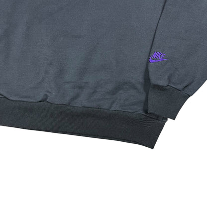 Vintage 90s Nike Flight logo faded black crewneck (M)