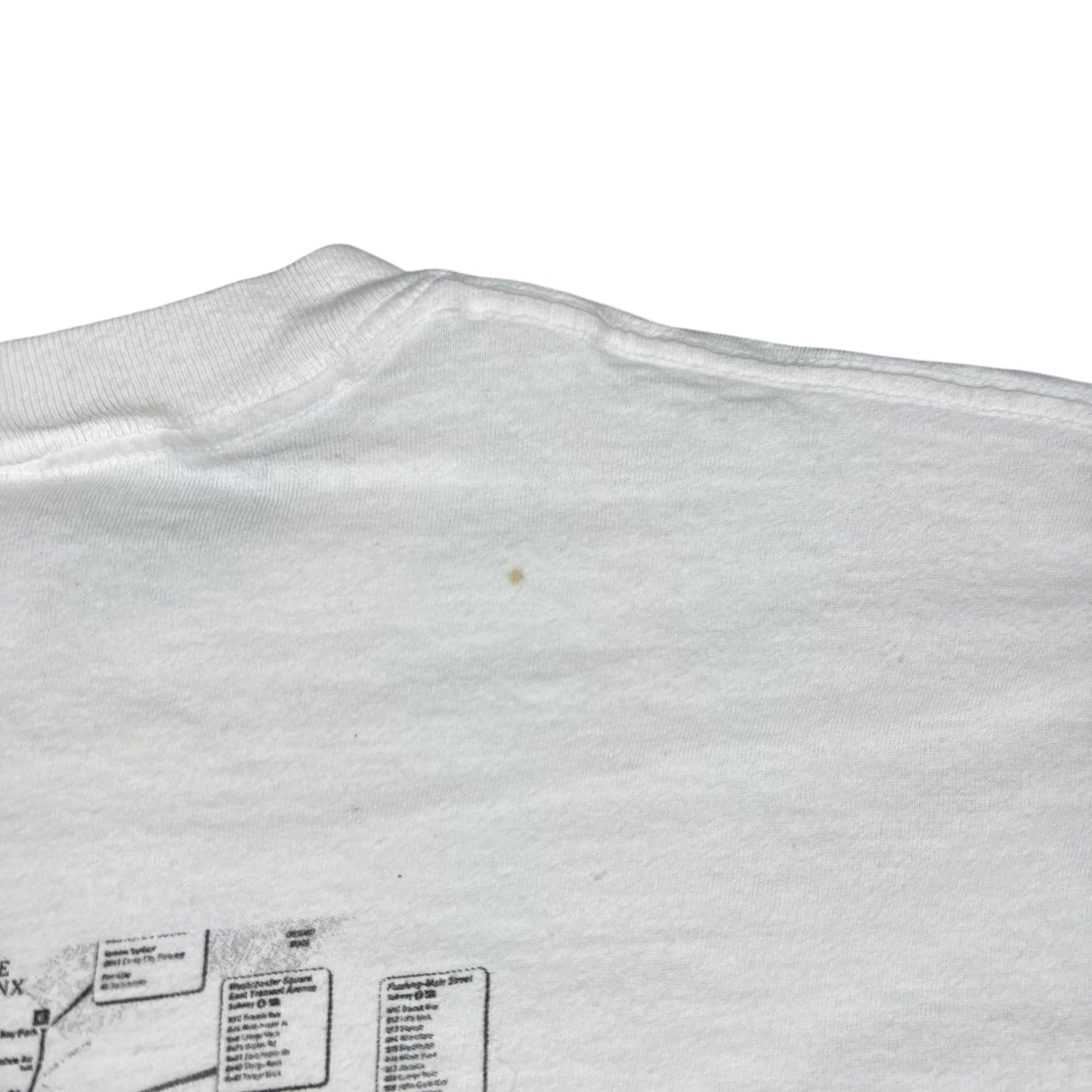 Vintage 90s NYC subway MTA card NFTY card parody tee (XL)