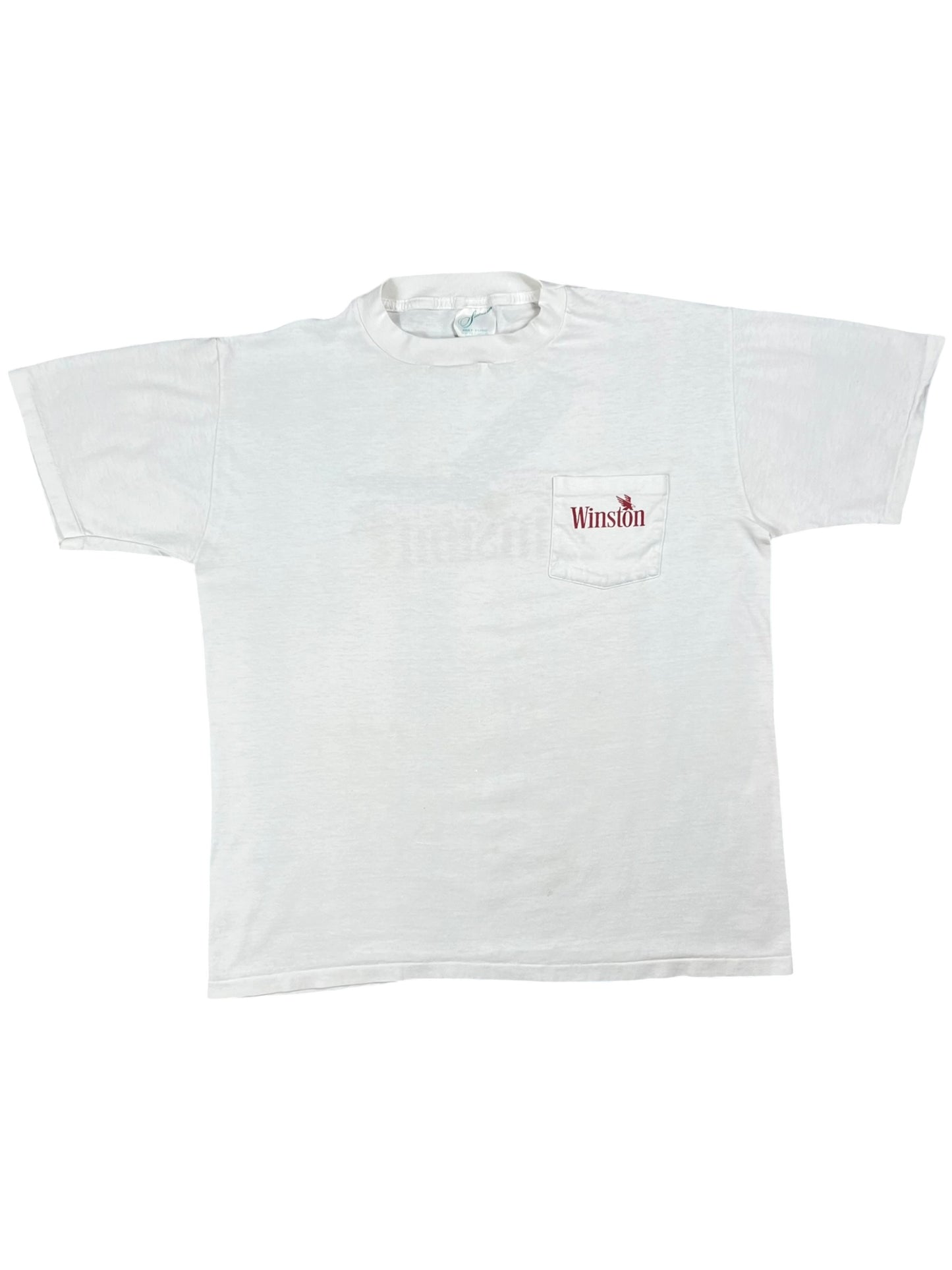Vintage 1991 Winston Cigarettes The Spirit of Freedom pocket tee (L)