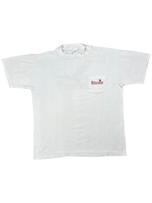 Vintage 1991 Winston Cigarettes The Spirit of Freedom pocket tee (L)
