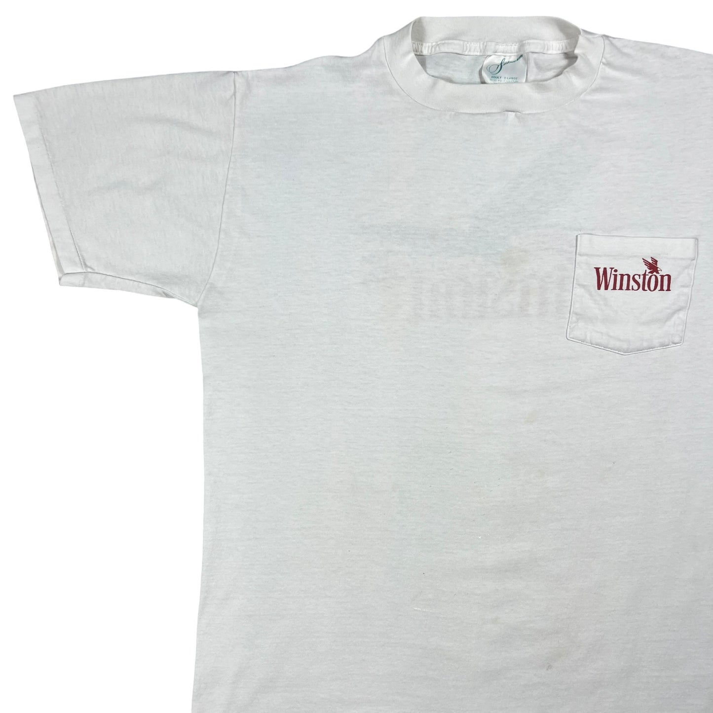 Vintage 1991 Winston Cigarettes The Spirit of Freedom pocket tee (L)