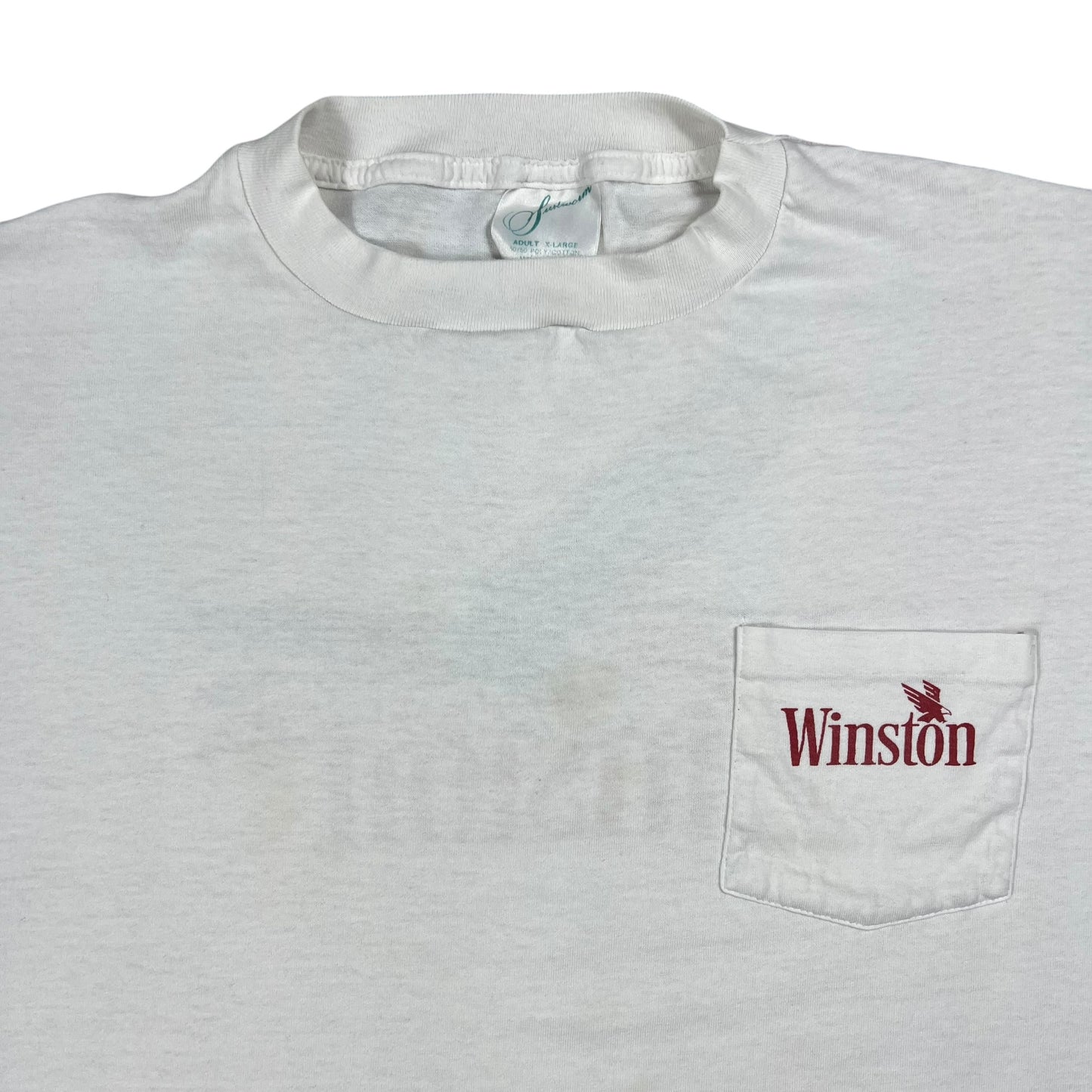 Vintage 1991 Winston Cigarettes The Spirit of Freedom pocket tee (L)