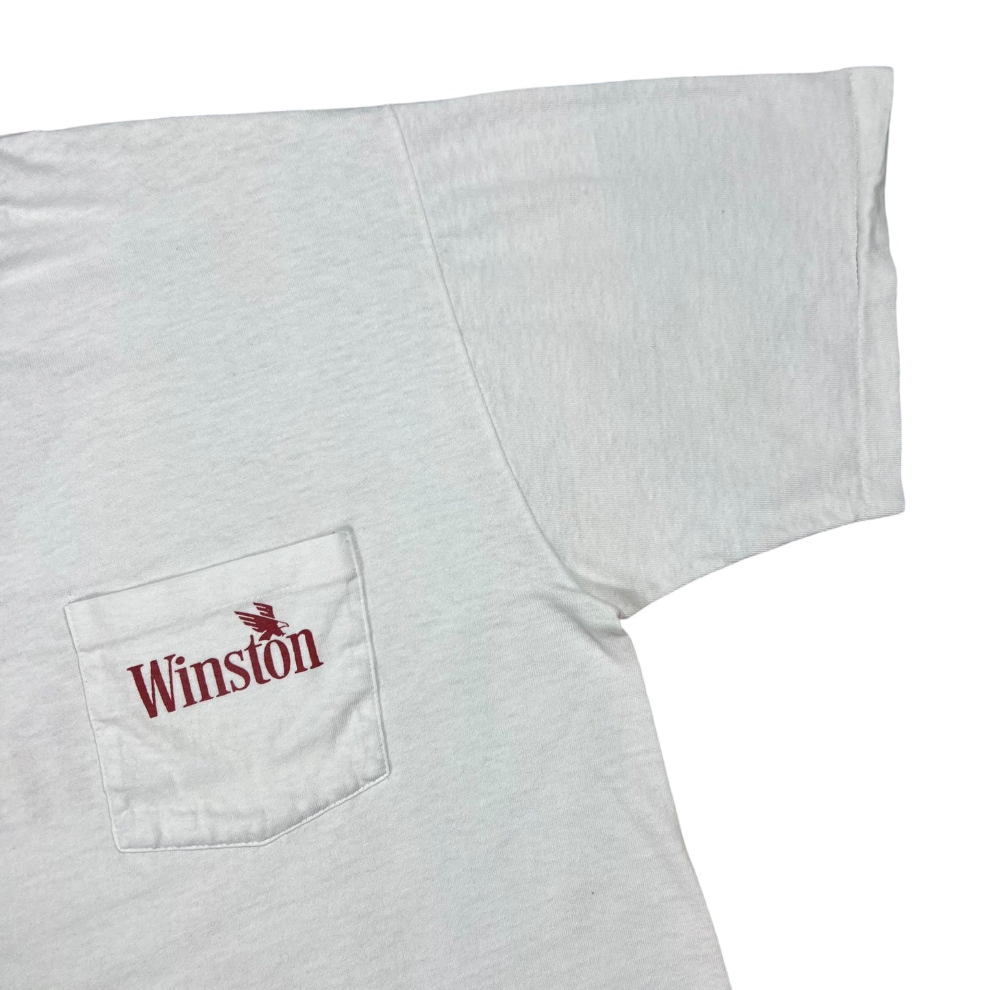 Vintage 1991 Winston Cigarettes The Spirit of Freedom pocket tee (L)