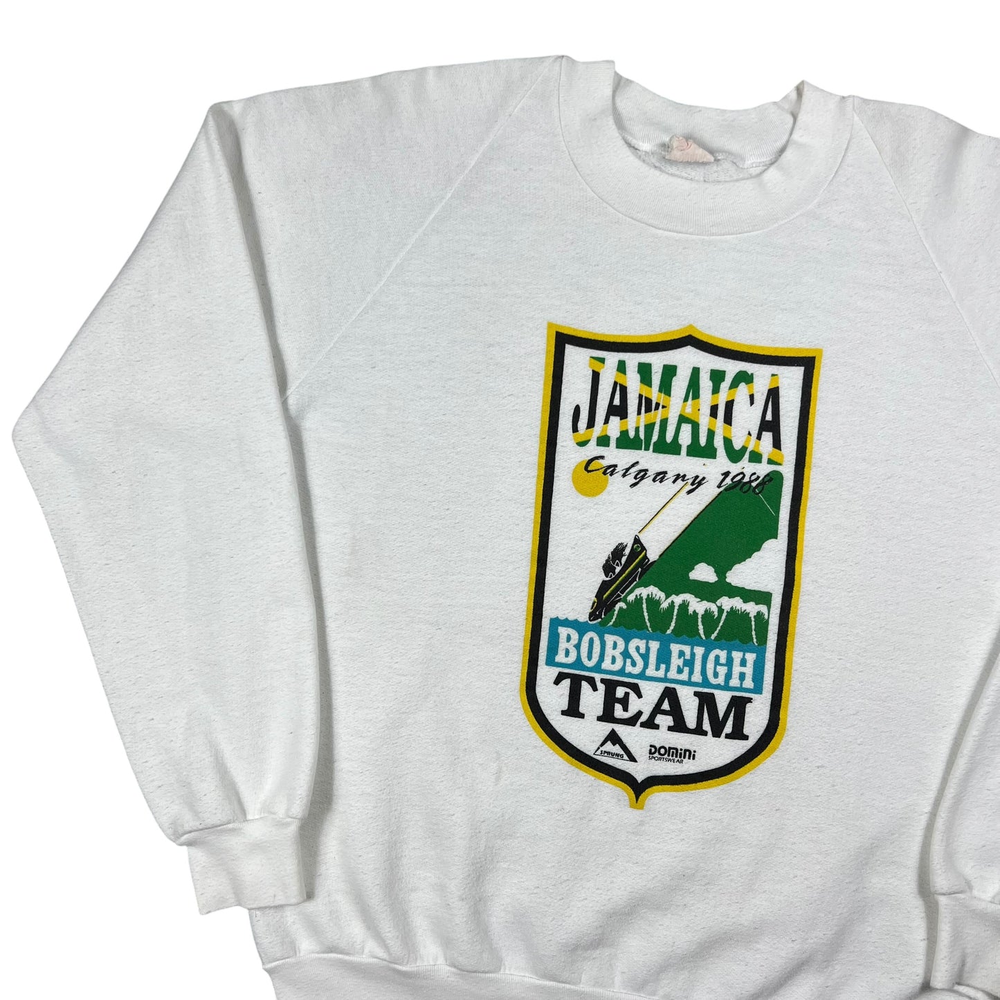 Vintage 1988 Jamaican Bob Sled Team Calgary Olympics crewneck (S)