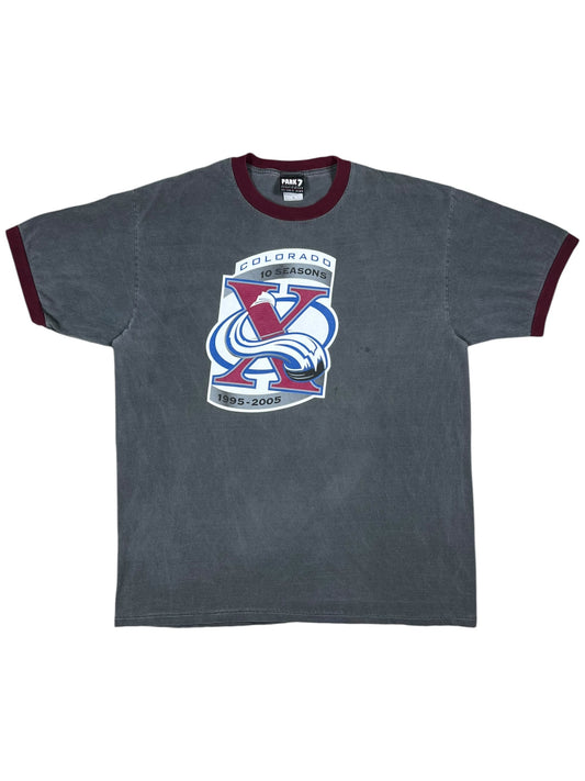 Vintage 2005 Colorado Avalanche ten year anniversary faded tee (XL)