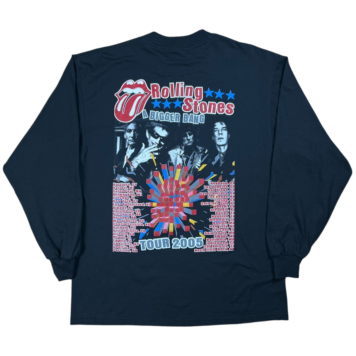 Vintage 2005 Rolling Stones A Bigger Bang long sleeve band tee (L)